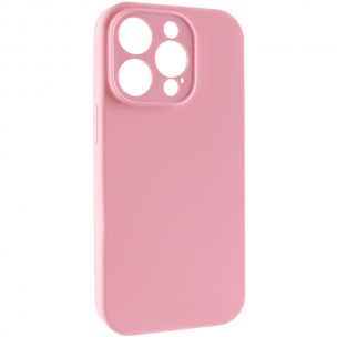Чохол Silk Full Camera Protective (AA) NO LOGO для Apple iPhone 14 Pro (6.1") Рожевий / Light pink
