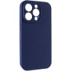 Чохол Silk Full Camera Protective (AA) NO LOGO для Apple iPhone 14 Pro (6.1") Синій / Deep navy