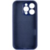 Чохол Silk Full Camera Protective (AA) NO LOGO для Apple iPhone 14 Pro (6.1") Синій / Deep navy