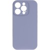 Чохол Silk Full Camera Protective (AA) NO LOGO для Apple iPhone 14 Pro Max (6.7") Сірий / Lavender Gray