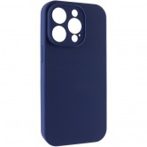 Чохол Silk Full Camera Protective (AA) NO LOGO для Apple iPhone 14 Pro Max (6.7") Синій / Deep navy
