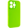 Чохол Silk Full Camera Protective (AA) NO LOGO для Apple iPhone 14 Pro Max (6.7") Кислотно-зелений / Acid Green