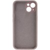 Чохол Silk Full Camera Protective (AA) NO LOGO для Apple iPhone 15 (6.1") Сірий / Lavender