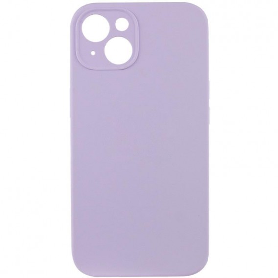 Чохол Silk Full Camera Protective (AA) NO LOGO для Apple iPhone 15 (6.1") Бузковий / Lilac