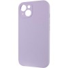 Чохол Silk Full Camera Protective (AA) NO LOGO для Apple iPhone 15 (6.1") Бузковий / Lilac