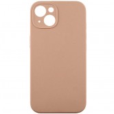 Чехол Silk Full Camera Protective (AA) NO LOGO для Apple iPhone 15 (6.1") Бежевый / Desert Gold