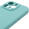 Чохол Silk Full Camera Protective (AA) NO LOGO для Apple iPhone 15 Pro (6.1") Бірюзовий / Marine Green