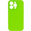 Чохол Silk Full Camera Protective (AA) NO LOGO для Apple iPhone 15 Pro Max (6.7") Кислотно-зелений / Acid Green