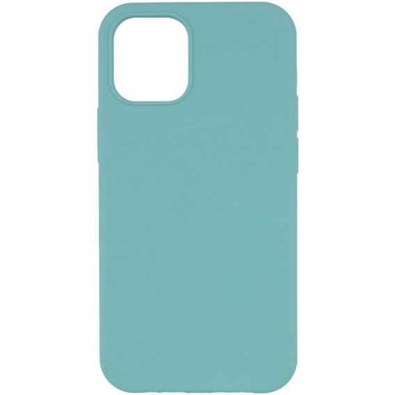Чохол Silk Full Protective (AA) NO LOGO для Apple iPhone 12 Pro / 12 (6.1") Бірюзовий / Marine Green