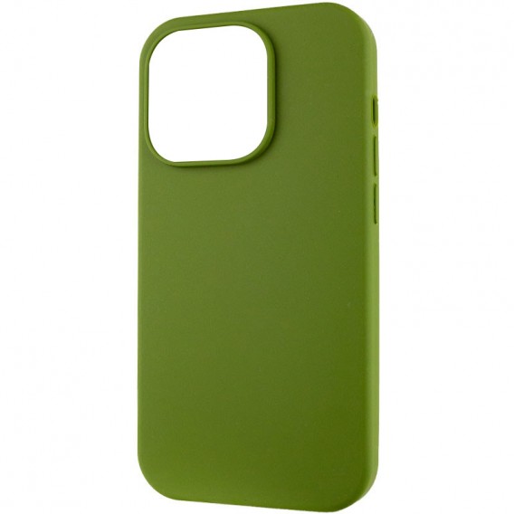 Чохол Silk Full Protective (AA) NO LOGO для Apple iPhone 14 Pro (6.1") Зелений / Dark Olive Чохол Silk Full Protective (AA) NO LOGO для Apple iPhone 14 Pro (6.1") Зелений / Dark Olive