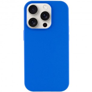 Чохол Silk Full Protective (AA) NO LOGO для Apple iPhone 15 Pro Max (6.7") Синій / Capri Blue