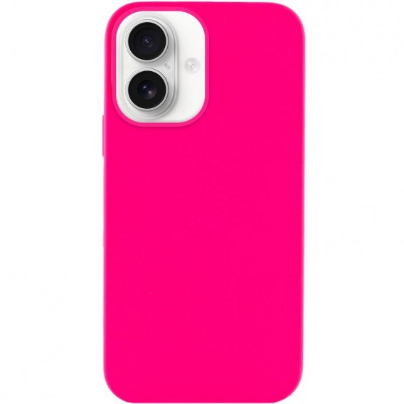 Чохол Silk Full Protective (AA) NO LOGO для Apple iPhone 16 (6.1") Рожевий / Barbie pink
