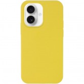 Чехол Silk Full Protective (AA) NO LOGO для Apple iPhone 16 (6.1") Желтый / Yellow