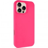 Чехол для iPhone 16 Pro Epik Silicone Case Full Protective (AA) NO LOGO, Розовый / Barbie pink