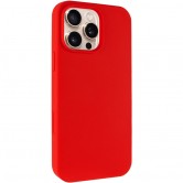 Чохол для iPhone 16 Pro Epik Silicone Case Full Protective (AA) NO LOGO, Червоний / Red