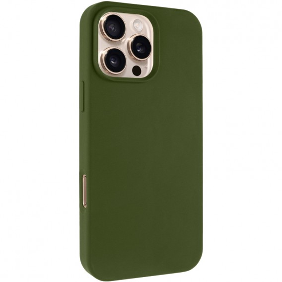 Чохол Silk Full Protective (AA) NO LOGO для Apple iPhone 16 Pro (6.3") Зелений / Dark Olive