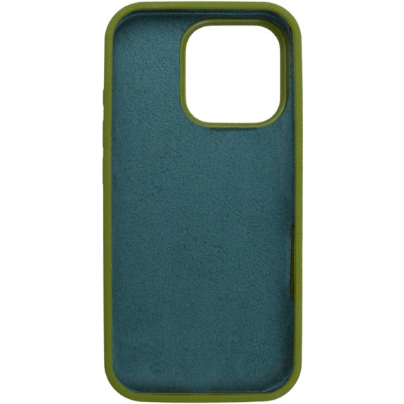 Чохол Silk Full Protective (AA) NO LOGO для Apple iPhone 16 Pro (6.3") Зелений / Dark Olive Чохол Silk Full Protective (AA) NO LOGO для Apple iPhone 16 Pro (6.3") Зелений / Dark Olive