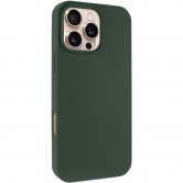 Чехол для iPhone 16 Pro Epik Silicone Case Full Protective (AA) NO LOGO, Зеленый / Cyprus Green