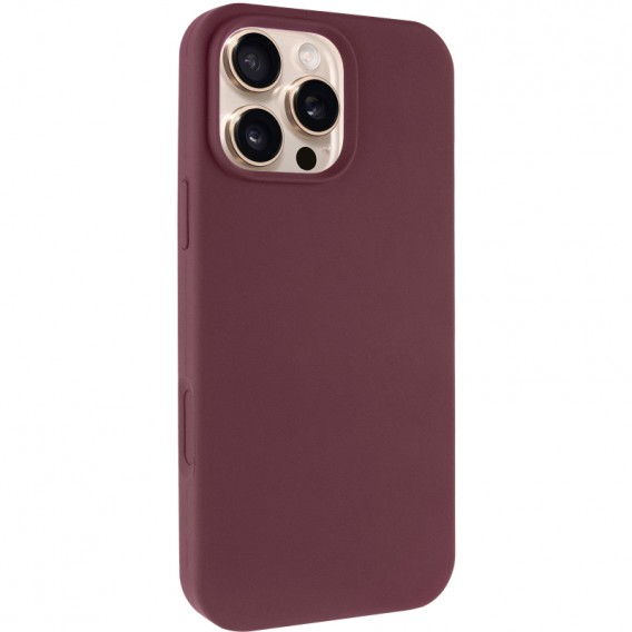 Чохол Silk Full Protective (AA) NO LOGO для Apple iPhone 16 Pro (6.3") Бордовий / Plum