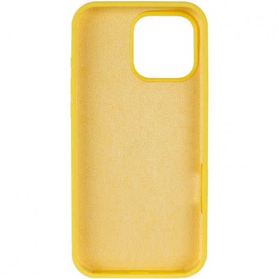 Чохол Silk Full Protective (AA) NO LOGO для Apple iPhone 16 Pro Max (6.9") Жовтий / Yellow Чохол Silk Full Protective (AA) NO LOGO для Apple iPhone 16 Pro Max (6.9") Жовтий / Yellow