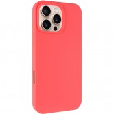 Чехол для iPhone 16 Pro Max Silicone Case Full Protective (AA) NO LOGO, Кавуновий / Watermelon red