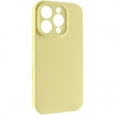 Чехол Silk Full Camera Protective (AA) NO LOGO для Apple iPhone 16 Pro Max (6.9") Желтый / Mellow Yellow
