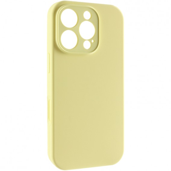 Чохол Silk Full Camera Protective (AA) NO LOGO для Apple iPhone 16 Pro Max (6.9") Жовтий / Mellow Yellow