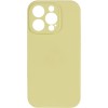 Чохол Silk Full Camera Protective (AA) NO LOGO для Apple iPhone 16 Pro Max (6.9") Жовтий / Mellow Yellow