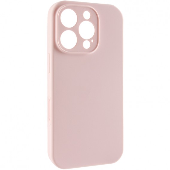 Чохол Silk Full Camera Protective (AA) NO LOGO для Apple iPhone 16 Pro Max (6.9") Рожевий / Chalk Pink