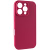 Чохол Silk Full Camera Protective (AA) NO LOGO для Apple iPhone 16 Pro Max (6.9") Червоний / Rose Red