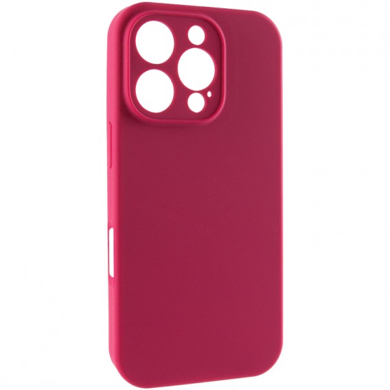 Чохол Silk Full Camera Protective (AA) NO LOGO для Apple iPhone 16 Pro Max (6.9") Червоний / Rose Red