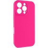 Чохол Silk Full Camera Protective (AA) NO LOGO для Apple iPhone 16 Pro Max (6.9") Рожевий / Barbie pink
