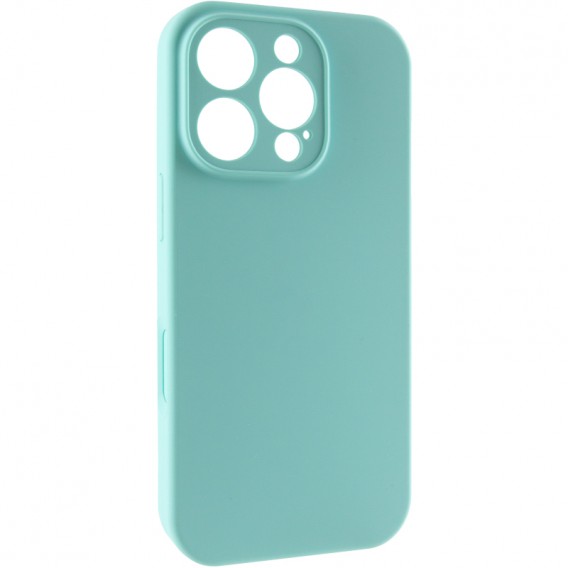 Чохол Silk Full Camera Protective (AA) NO LOGO для Apple iPhone 16 Pro Max (6.9") Бірюзовий / Marine Green