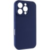 Чохол Silk Full Camera Protective (AA) NO LOGO для Apple iPhone 16 Pro Max (6.9") Синій / Deep navy