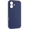 Чохол Silk Full Camera Protective (AA) NO LOGO для Apple iPhone 16 (6.1") Синій / Deep navy