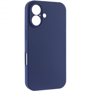 Чохол Silk Full Camera Protective (AA) NO LOGO для Apple iPhone 16 (6.1") Синій / Deep navy