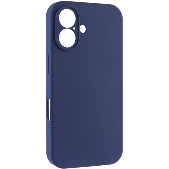 Чохол Silk Full Camera Protective (AA) NO LOGO для Apple iPhone 16 (6.1") Синій / Deep navy