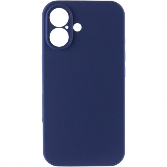 Чохол Silk Full Camera Protective (AA) NO LOGO для Apple iPhone 16 (6.1") Синій / Deep navy Чохол Silk Full Camera Protective (AA) NO LOGO для Apple iPhone 16 (6.1") Синій / Deep navy