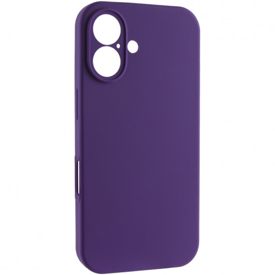 Чохол Silk Full Camera Protective (AA) NO LOGO для Apple iPhone 16 (6.1") Фіолетовий / Amethyst