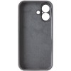 Чохол Silk Full Camera Protective (AA) NO LOGO для Apple iPhone 16 (6.1") Сірий / Dark Gray
