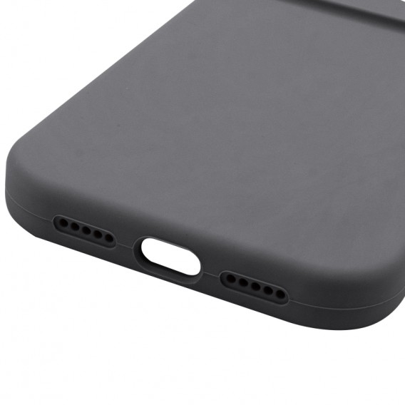 Чохол Silk Full Camera Protective (AA) NO LOGO для Apple iPhone 16 (6.1") Сірий / Dark Gray Чохол Silk Full Camera Protective (AA) NO LOGO для Apple iPhone 16 (6.1") Сірий / Dark Gray