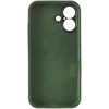 Чохол Silk Full Camera Protective (AA) NO LOGO для Apple iPhone 16 (6.1") Зелений / Cyprus Green