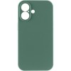 Чохол Silk Full Camera Protective (AA) NO LOGO для Apple iPhone 16 (6.1") Зелений / Pine green