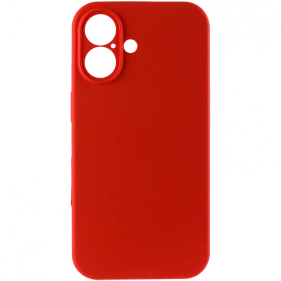 Чохол Silk Full Camera Protective (AA) NO LOGO для Apple iPhone 16 (6.1") Червоний / Red Чохол Silk Full Camera Protective (AA) NO LOGO для Apple iPhone 16 (6.1") Червоний / Red