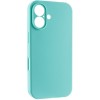 Чохол Silk Full Camera Protective (AA) NO LOGO для Apple iPhone 16 (6.1") Бірюзовий / Marine Green