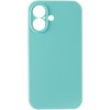 Чохол Silk Full Camera Protective (AA) NO LOGO для Apple iPhone 16 (6.1") Бірюзовий / Marine Green