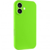 Чехол Silk Full Camera Protective (AA) NO LOGO для Apple iPhone 16 (6.1") Кислотно-зеленый / Acid Green