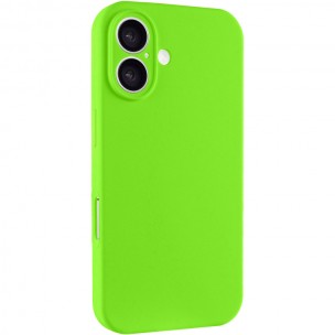 Чохол Silk Full Camera Protective (AA) NO LOGO для Apple iPhone 16 (6.1") Кислотно-зелений / Acid Green Чохол Silk Full Camera Protective (AA) NO LOGO для Apple iPhone 16 (6.1") Кислотно-зелений / Acid Green