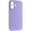 Чохол Silk Full Camera Protective (AA) NO LOGO для Apple iPhone 16 (6.1") Бузковий / Dasheen