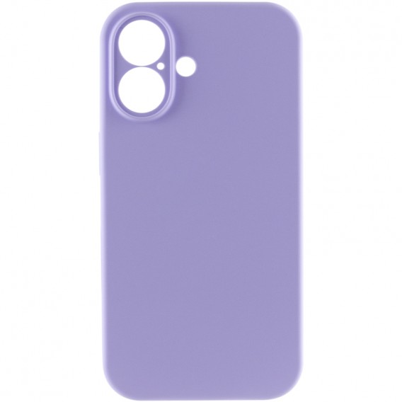 Чохол Silk Full Camera Protective (AA) NO LOGO для Apple iPhone 16 (6.1") Бузковий / Dasheen Чохол Silk Full Camera Protective (AA) NO LOGO для Apple iPhone 16 (6.1") Бузковий / Dasheen